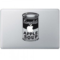Campbells Apple Soup MacBook Decal
